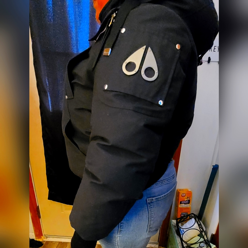 Moose Knuckles Lejeune Bomber - Women's Size XL, Black